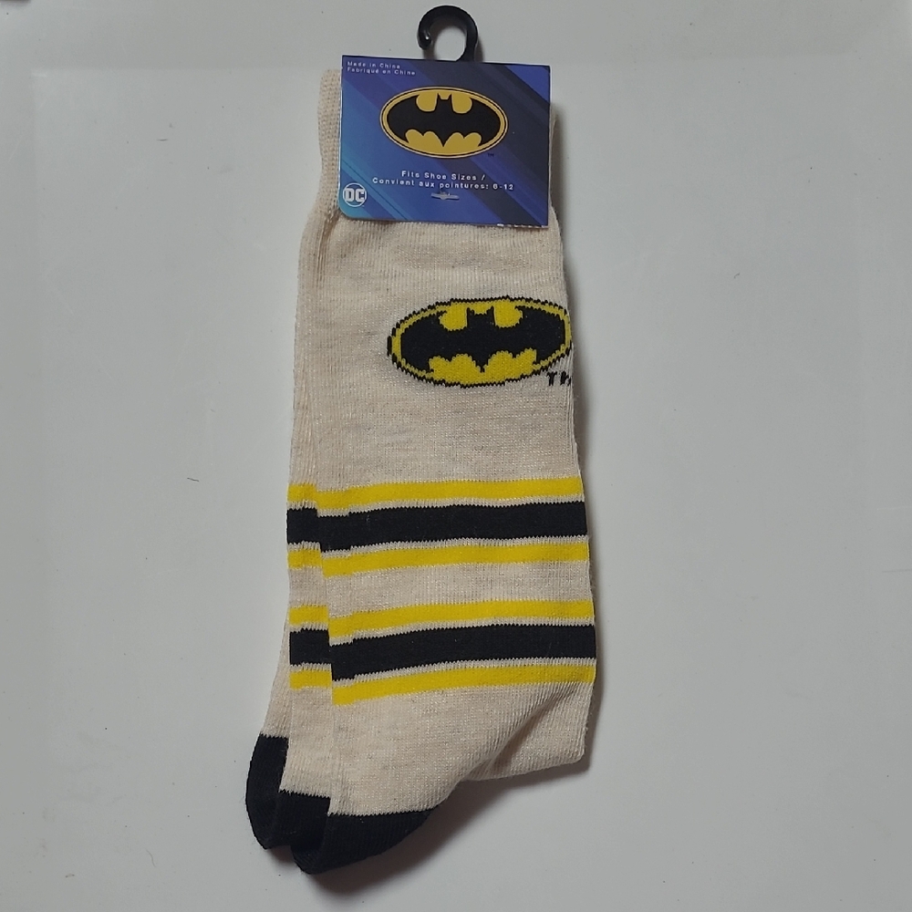 DC Cream and Black Casual Socks